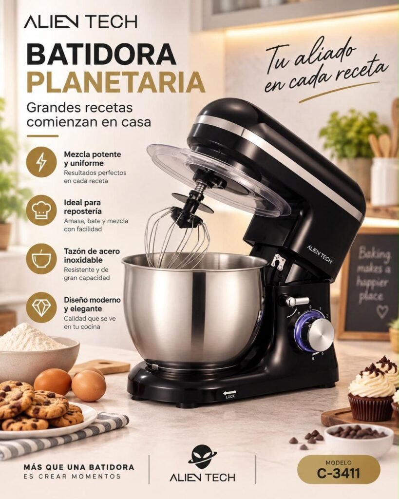 Batidora planetaria Alien Tech