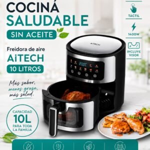 Freidora de aire AiTech 10 L 1400 W