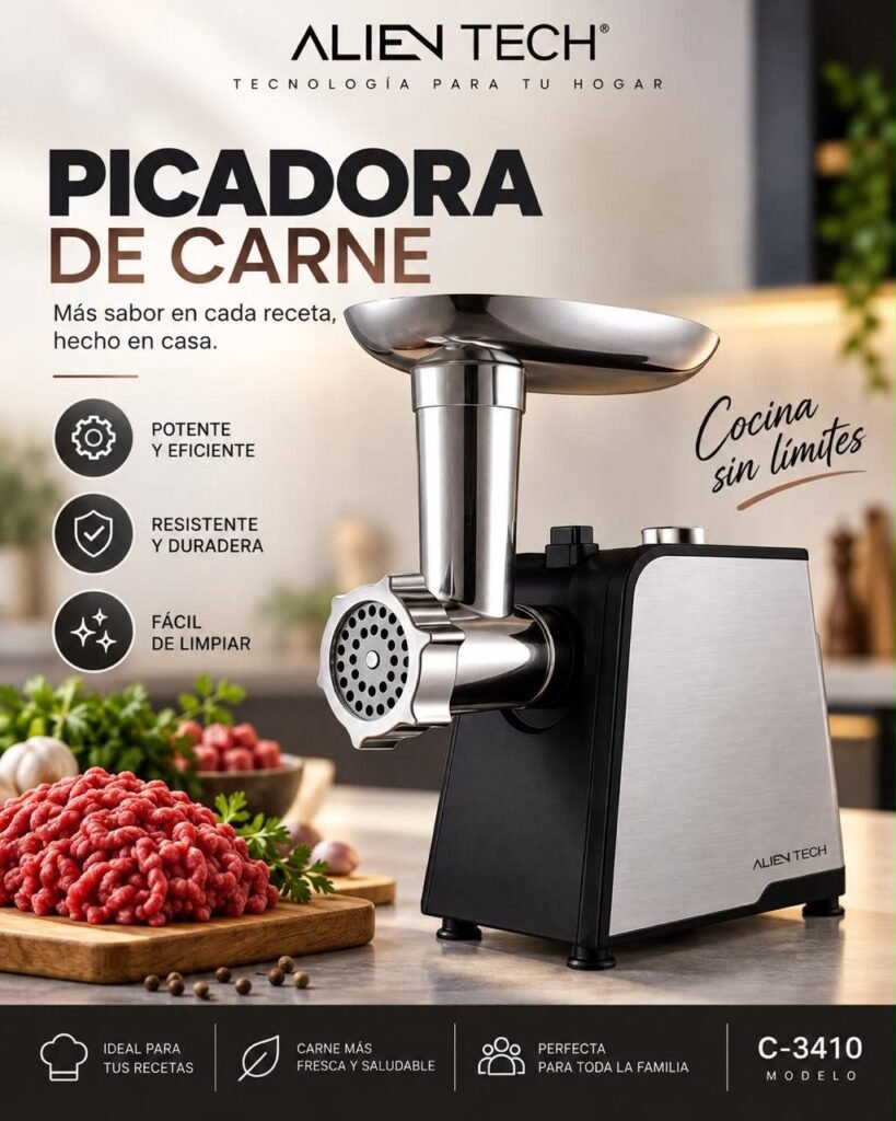 Picadora de carne Alien Tech